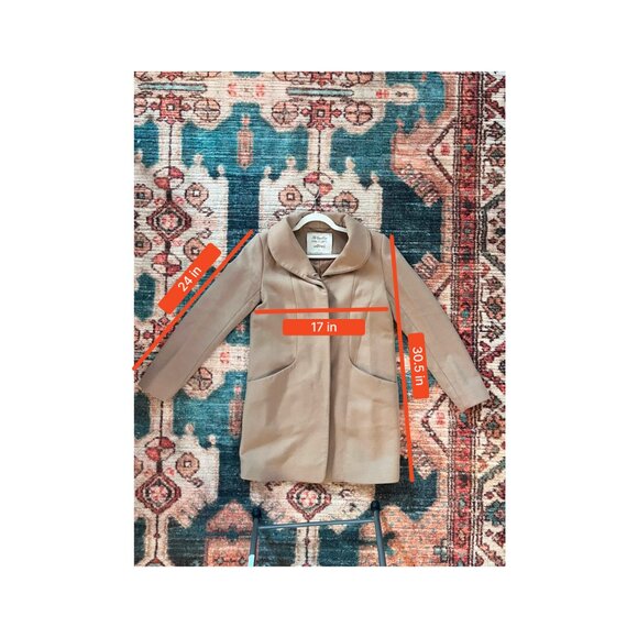 Aritzia Wilfred Cocoon Coat in Camel - Picture 5 of 5